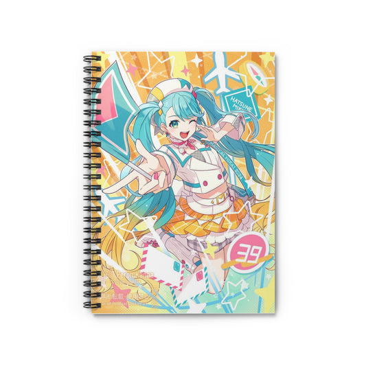 Hatsune Miku Ruled Spiral Notebook — College-Rule Journal for School & Office