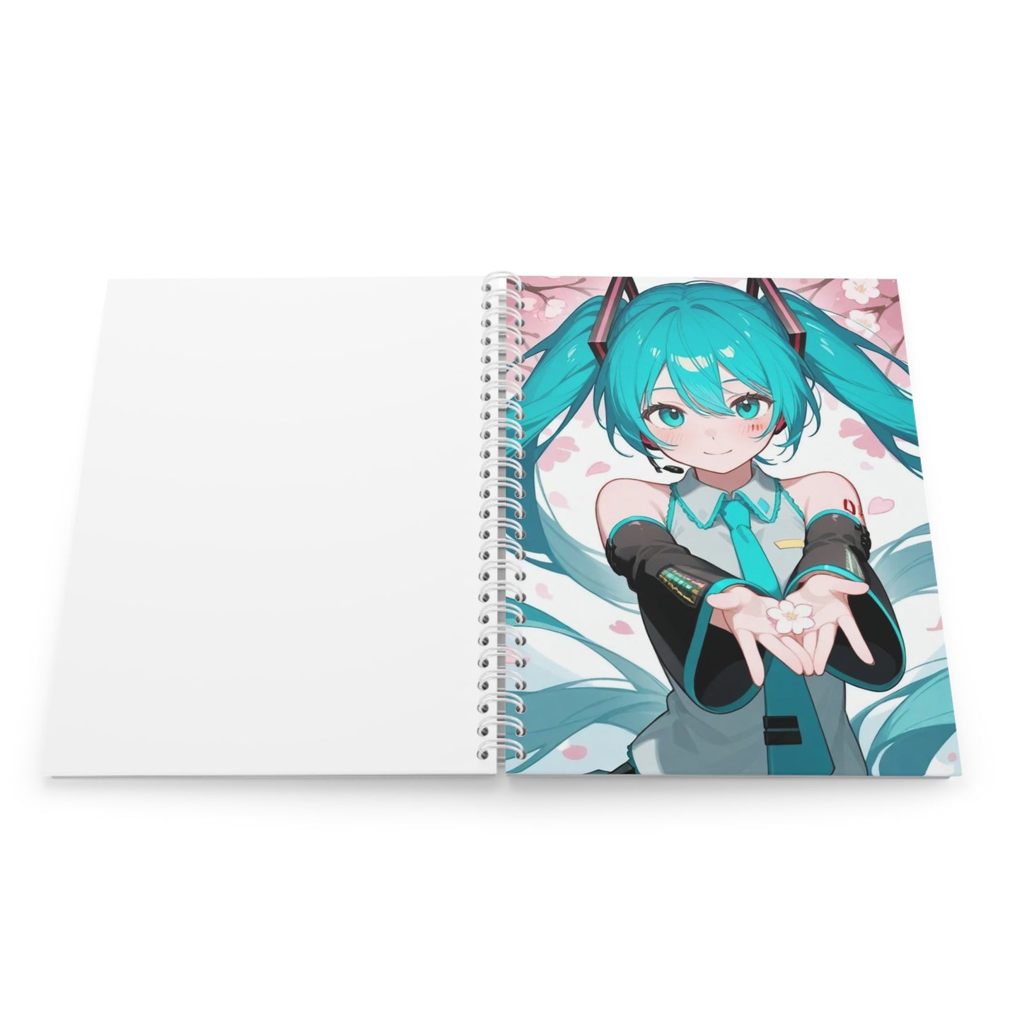 Hatsune Miku Spiral Notebook — Cute Journal for School & Sketching