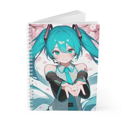 Hatsune Miku Spiral Notebook — Cute Journal for School & Sketching